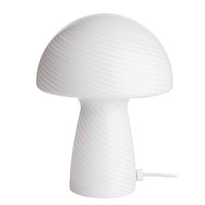 Tafellamp FUNGI TOWN gekleurd glas - Wit