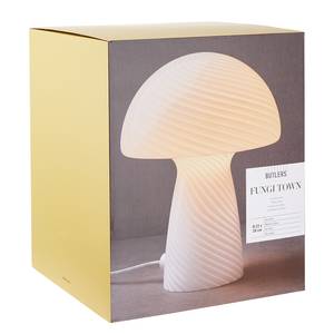 Lampe de table FUNGI TOWN Verre coloré - Blanc