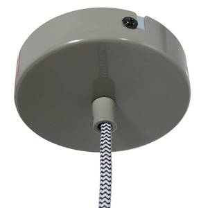 Hanglamp Nova aluminium - 1 lichtbron - grijs/groen