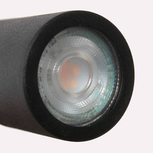 LED-Wandleuchte Upround Aluminium - 1-flammig - Schwarz