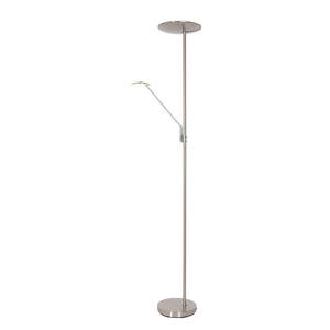 Staande lamp Daphne 2 lichtbronnen aluminium - Zilver