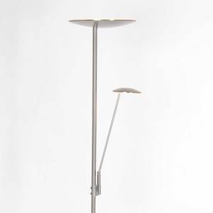 Staande lamp Daphne 2 lichtbronnen aluminium - Zilver