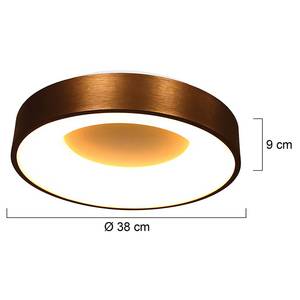 LED-plafondlamp Ringlede aluminium - Koper - Diameter: 38 cm