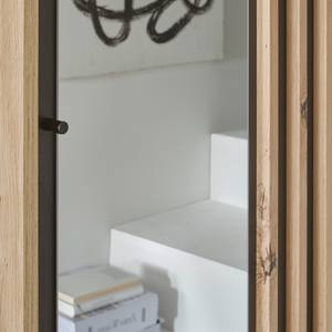 Porte-manteaux compact Nomi Imitation chêne artisan / Noir