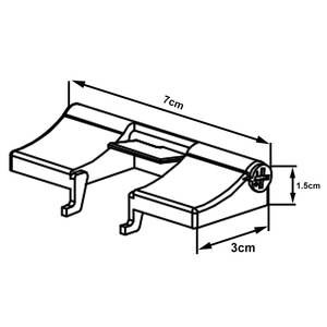 Soft-Close System Motea Okato & Tunapai Metall / Silber / 2-teilig