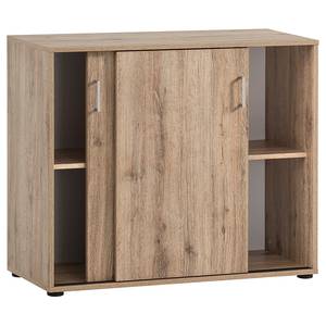 Armoire de bureau Niels 84 cm Imitation chêne sauvage