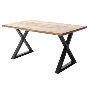 Pieds de table Woodham Métal - Noir - Forme en X