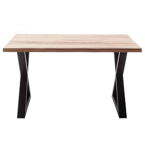 Pieds de table Woodham Métal - Noir - Forme en X