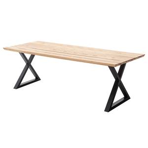 Pieds de table Woodham Métal - Noir - Forme en X