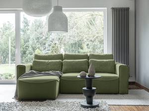 Divano con chaise longue Ireu Direzione universale - Tessuto Nea: verde pallido