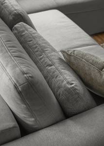 Divano con chaise longue Ireu Direzione universale - Tessuto Nea: grigio scuro