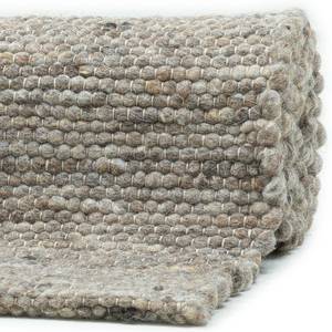 Tapis en laine Alpen 100 % laine vierge - Marron - 90 x 160 cm