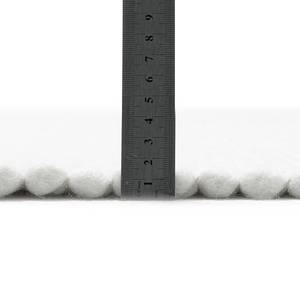 Wollen vloerkleed Alpen 100% scheerwol - Wit - 170 x 240 cm
