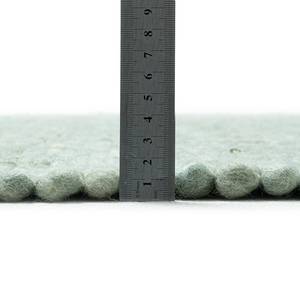 Wollen vloerkleed Alpen 100% scheerwol - Groen - 40 x 60 cm