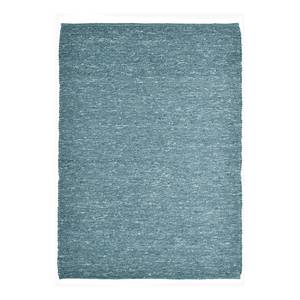 Tapis en laine Alpen 100 % laine vierge - Bleu pétrole - 190 x 290 cm