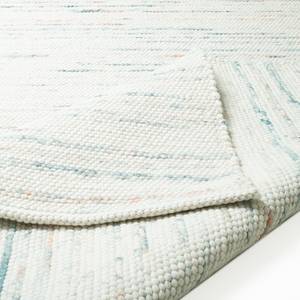 Tapis en laine Alpen 100 % laine vierge - Blanc / Bleu - 90 x 160 cm