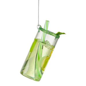 Anhänger HANG ON Long Drink Glas / Kunststoff - Hellgrün