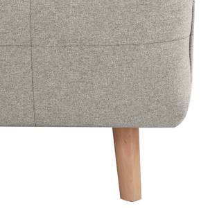 Slaapfauteuil Noordland Grijs - Textiel - Deels massief hout - 102 x 81 x 87 cm