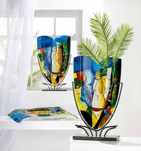 Vase Magic Farbglas - Mehrfarbig - 30 x 47 cm