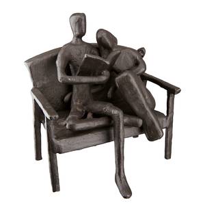 Sculpture Vorleser Fer - Marron