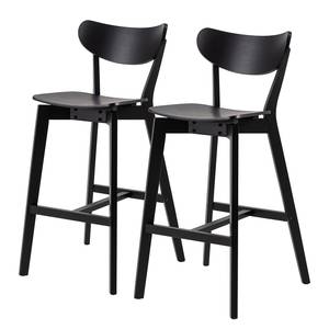 Barstuhl Rigby 2er-Set Schwarz