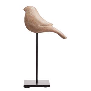 Deko-Vogel BIRDY Mangoholz / Eisen - Braun - Höhe: 20 cm