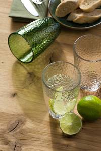 Trinkglas Matera 4er-Set Farbglas - Grün