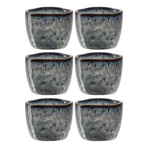 Coquetiers Matera - Lot de 6 Céramique - Gris