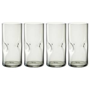 Drinkglas Vesuvio set van 4 gekleurd glas - Grijs