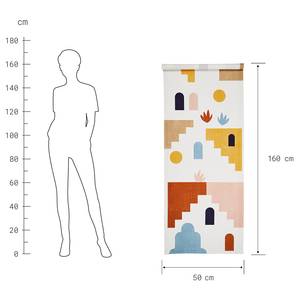 Tischläufer LUZ Baumwolle - Mehrfarbig - 160 x 50 cm