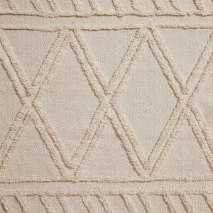 Läufer COTTON WAY Raute Baumwolle - Beige - 140 x 70 cm