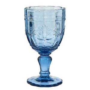 Weinglasset VICTORIAN 6-teilig Klarglas - Blau