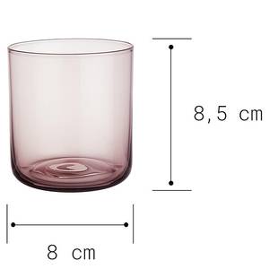 Glasset VENICE 6-teilig Klarglas - Violett