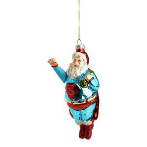 Baumanhänger HANG ON Santa Glas - Blau