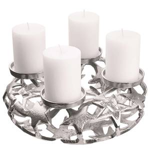 Adventskranz ADVENT Aluminium - Silber