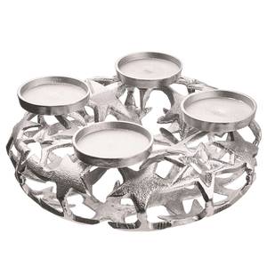 Couronne de l’Avent ADVENT Aluminium - Argenté