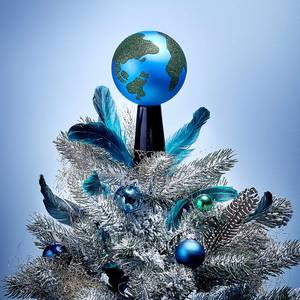 Puntale per albero TREE TOP Mondo Vetro - Blu