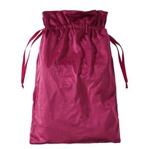 Geschenkesack NAUGHTY OR NICE Polyester - Dunkelrot