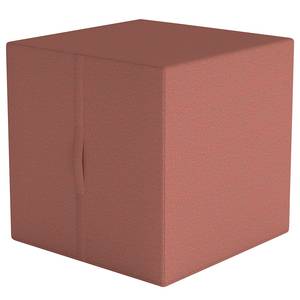 Cube d’assise Offa Laine vierge - Carmin