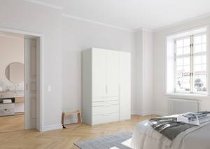 Armoire à portes battantes Purisma B Blanc alpin - Largeur : 151 cm