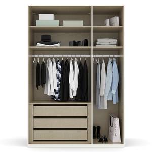 Armoire à portes battantes Purisma B Blanc alpin - Largeur : 151 cm