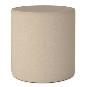 Hocker DOTTO scheerwol - Beige - Diameter: 42 cm