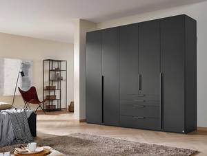 Drehtürenschrank Purisma Typ B Graphit - Breite: 251 cm