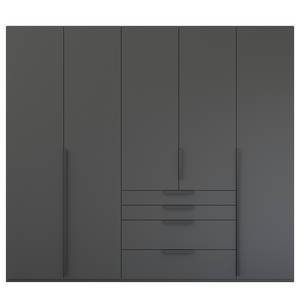 Armoire à portes battantes Purisma B Graphite - Largeur : 251 cm