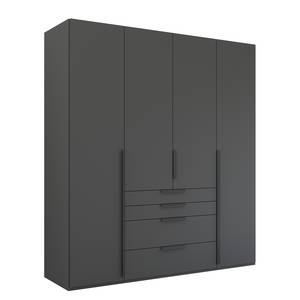 Drehtürenschrank Purisma Typ B Graphit - Breite: 201 cm