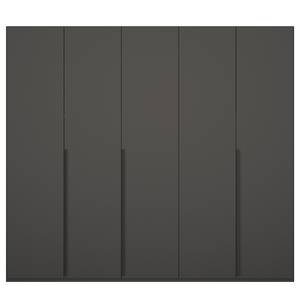 Armoire à portes battantes Purisma A Graphite - Largeur : 251 cm