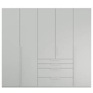 Armoire à portes battantes Purisma B Gris soie - Largeur : 251 cm