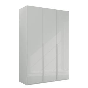 Armoire Purisma avec portes en verre A Gris soie - Largeur : 151 cm