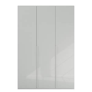 Armoire Purisma avec portes en verre A Gris soie - Largeur : 151 cm