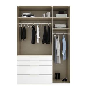 Armoire Purisma avec portes en verre B Blanc alpin - Largeur : 151 cm